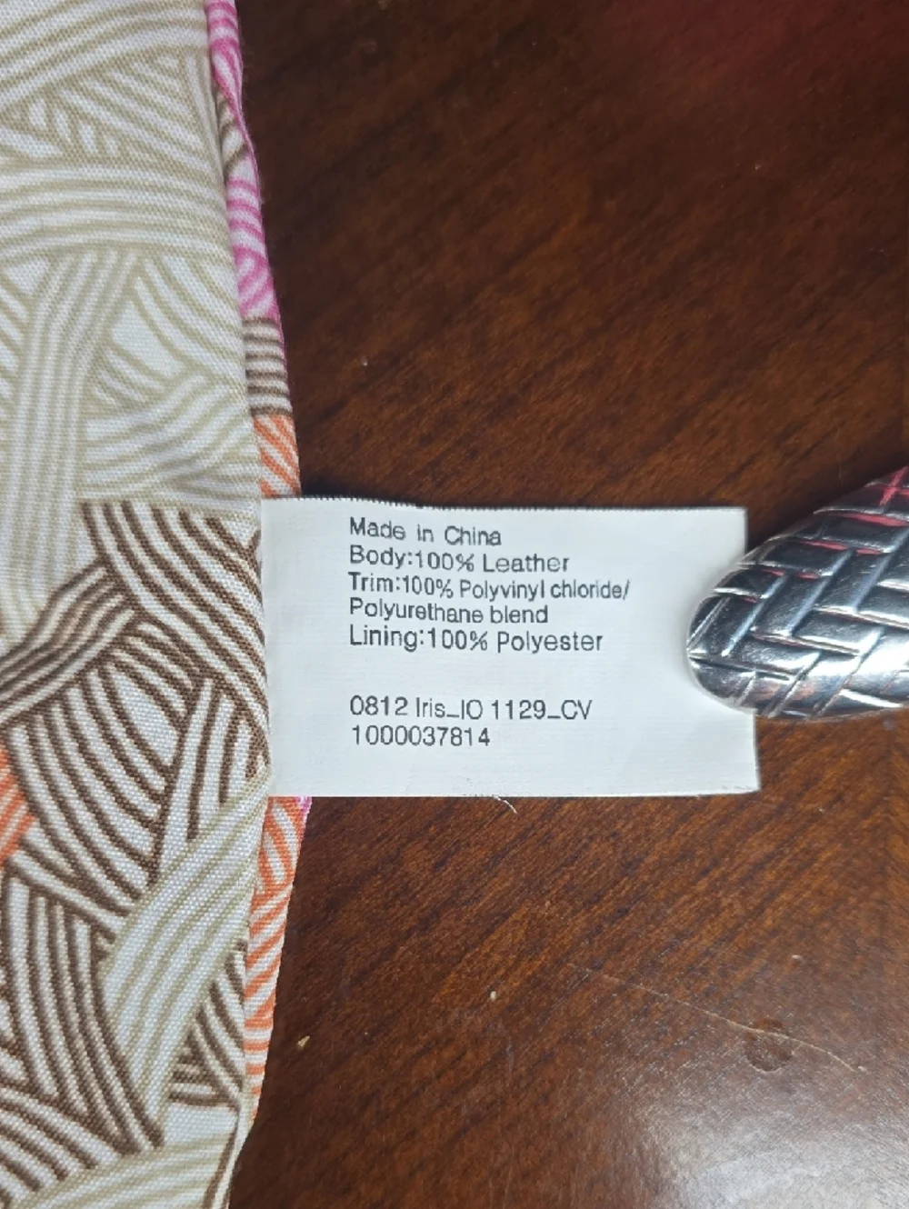 The Sak Two-Tone Brown Leather Tote with Dark Trim - Picture 11 of 11